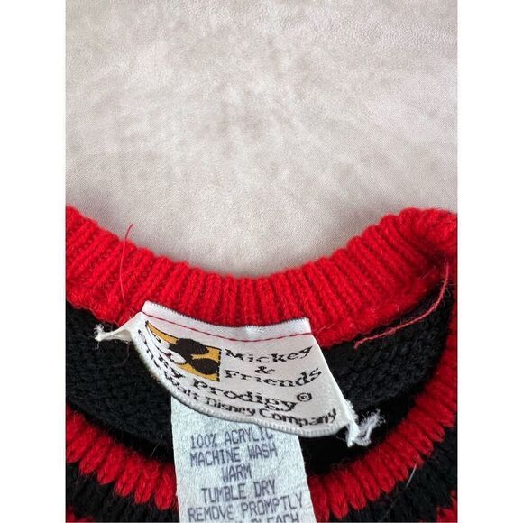 Vintage Kids Mickey Mouse Sweater 90s - Picture 4 of 7